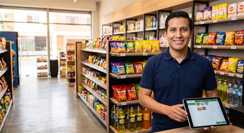 Minimarket usando internet de Visión Negocios